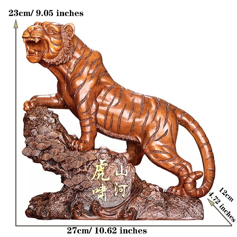 Tiger Roaring Figure