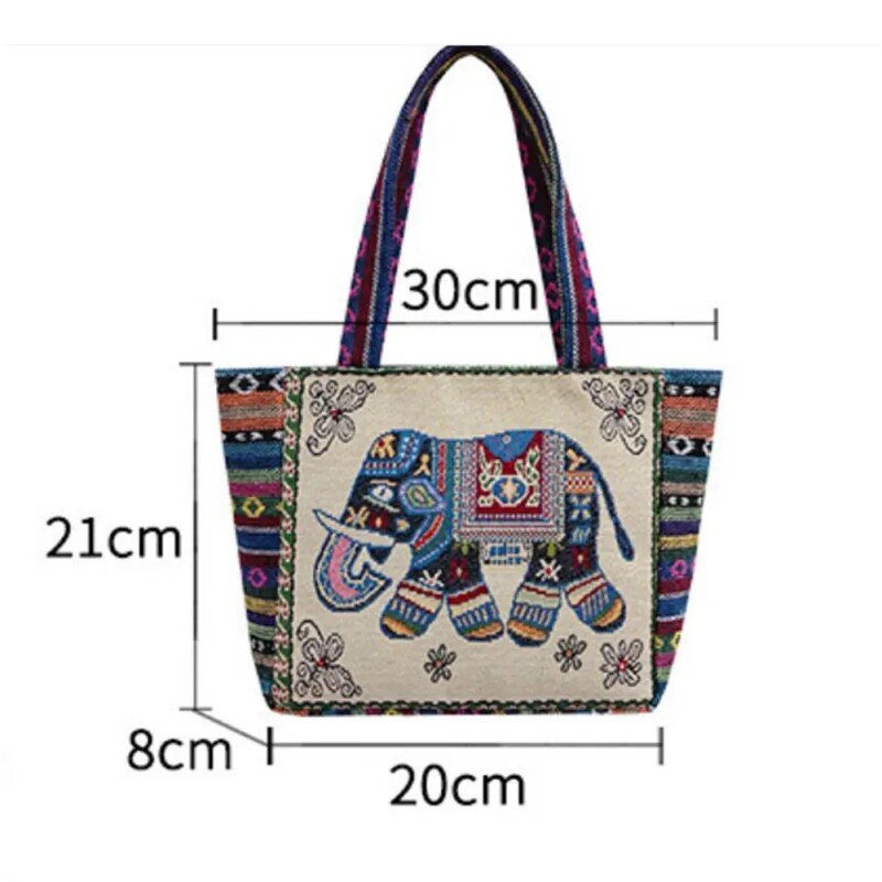 Embroidered Multi-purpose Tote Bag