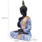 Blue Meditating Buddha