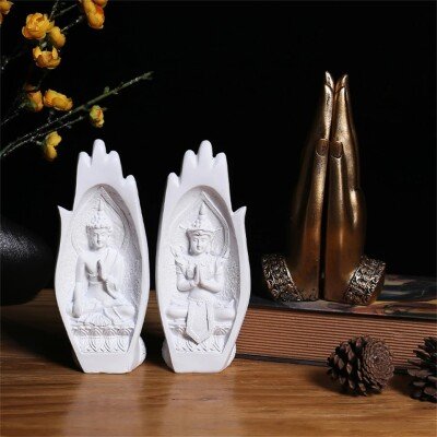 Praying Hands Buddha Sculpture