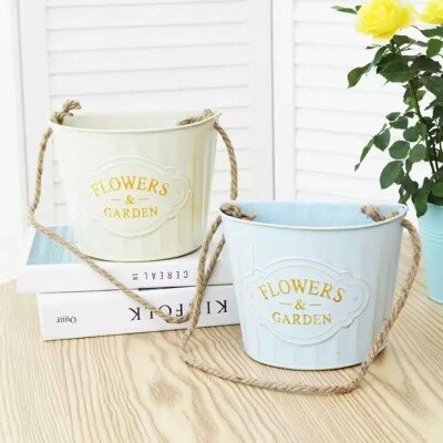 Retro Iron Flower Pot