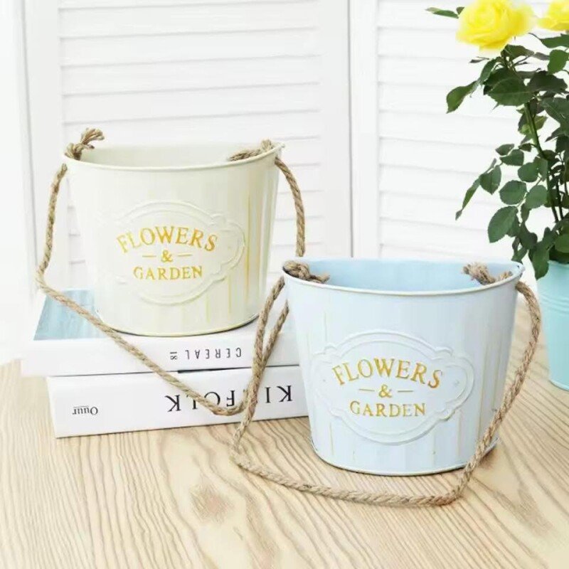 Retro Iron Flower Pot