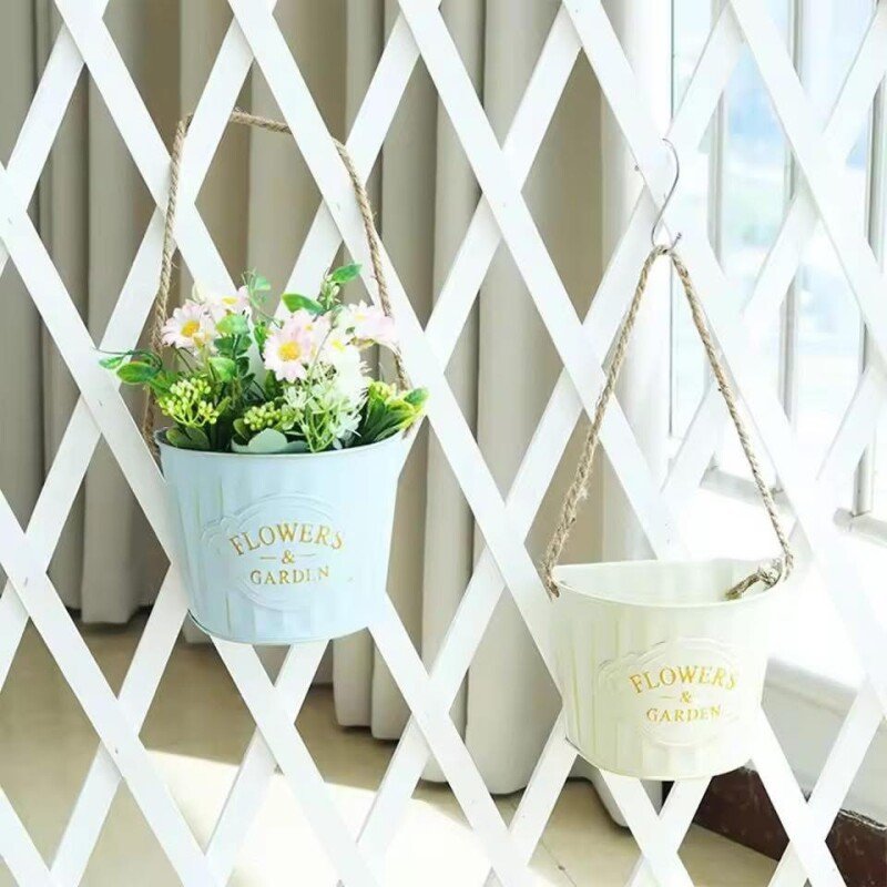 Retro Iron Flower Pot