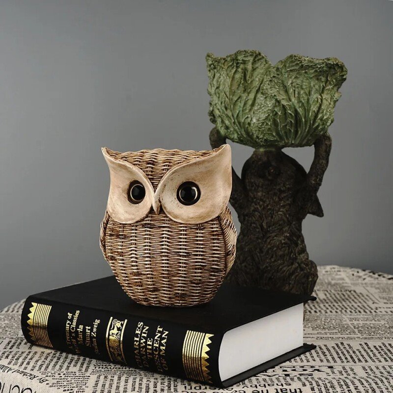 Owl Figurine Home Decoration Items