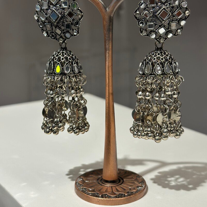 Black Polish Jhumka