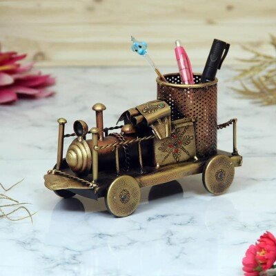 Antique Train Penholder